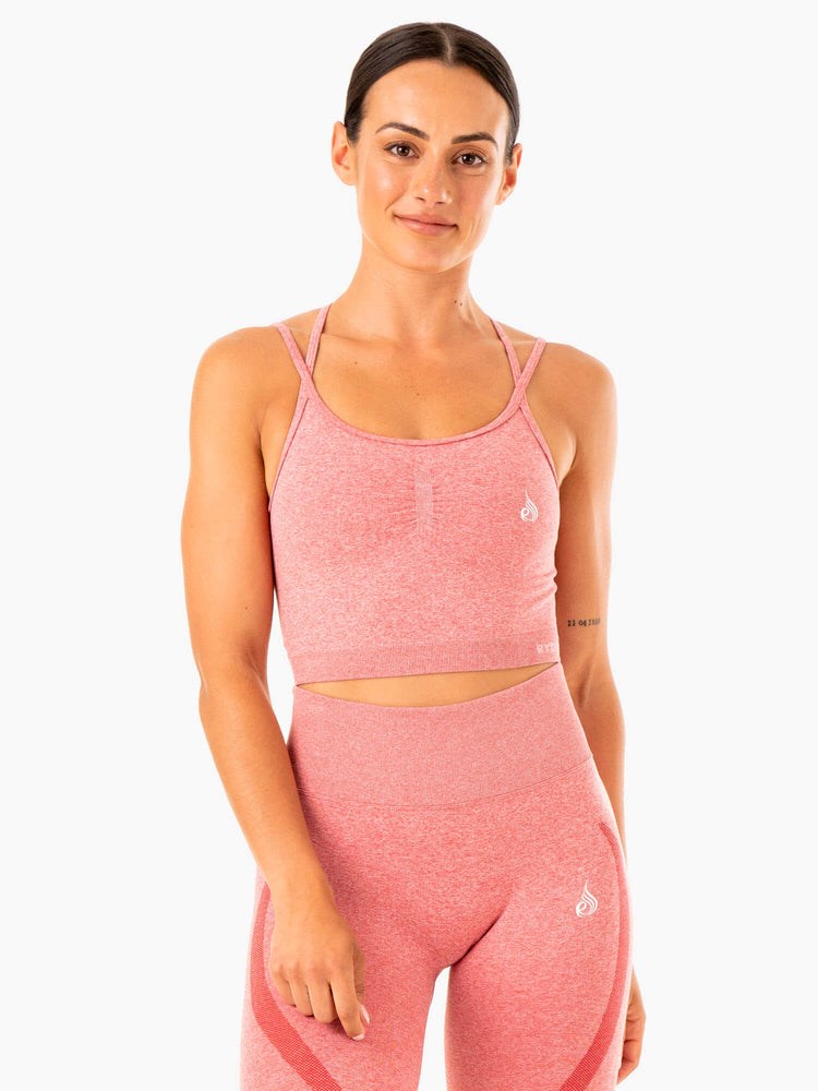 Ryderwear Sculpt Seamless Tank Růžové | FATX-25483