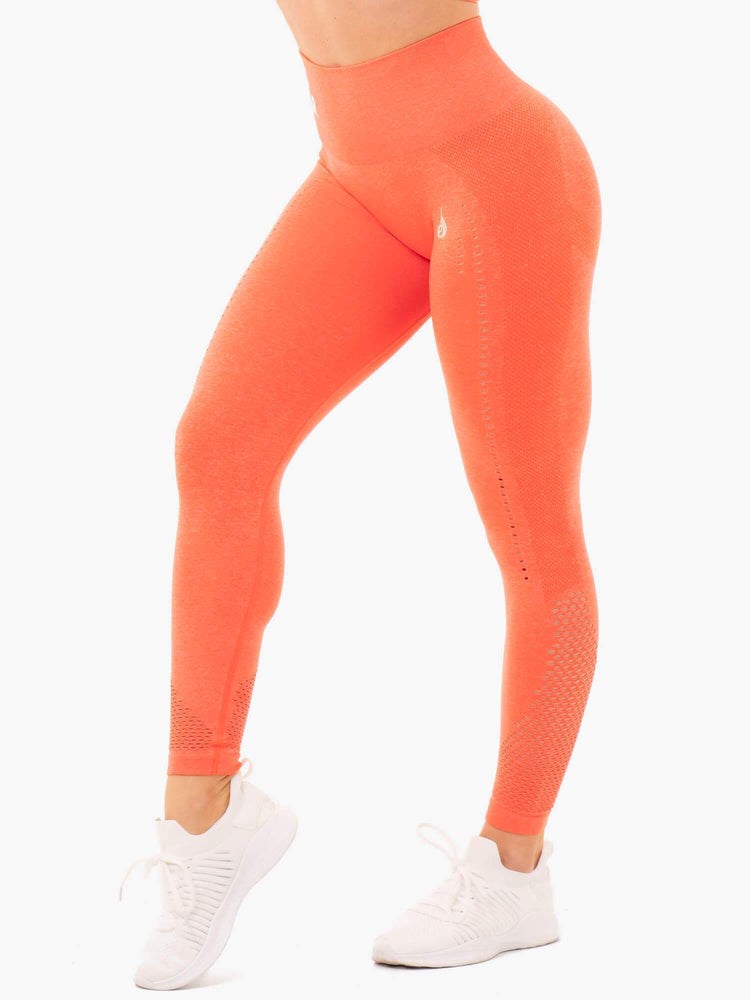 Ryderwear Seamless Staples Leggings Oranžové | RWYA-26347