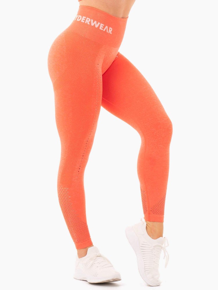 Ryderwear Seamless Staples Leggings Oranžové | RWYA-26347