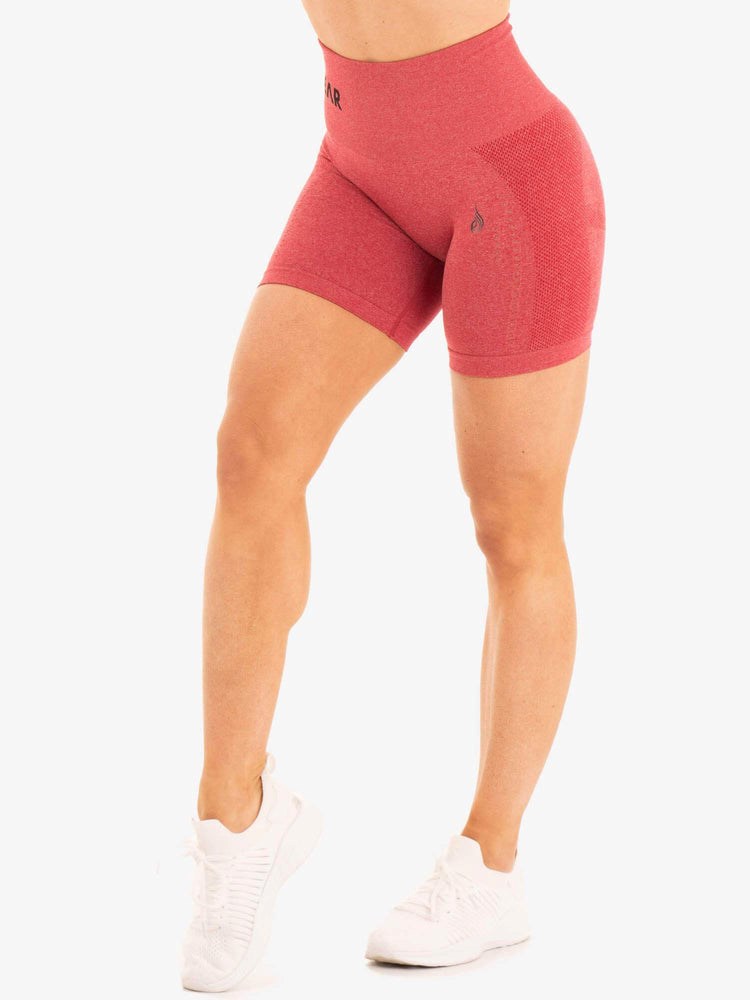 Ryderwear Seamless Staples Shorts Červené | HNGJ-68951