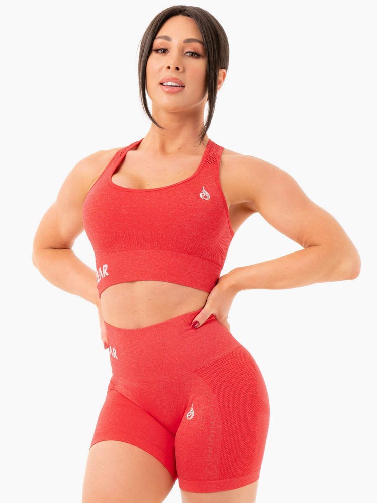 Ryderwear Seamless Staples Sports Bra Červené | KRBU-24598