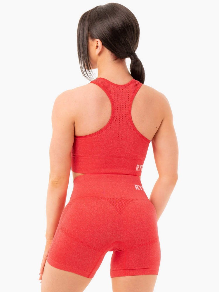 Ryderwear Seamless Staples Sports Bra Červené | KRBU-24598