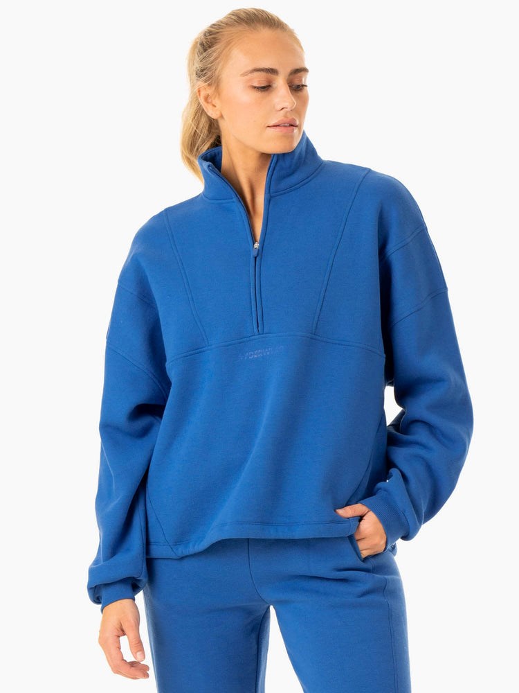 Ryderwear Sideline Half Zip Jumper Blankyt | FWVD-78921