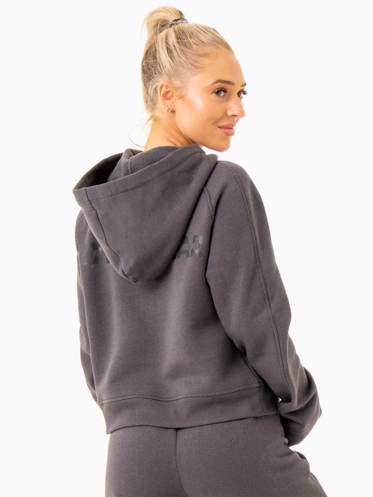 Ryderwear Sideline Hoodie Charcoal | WCGH-14039