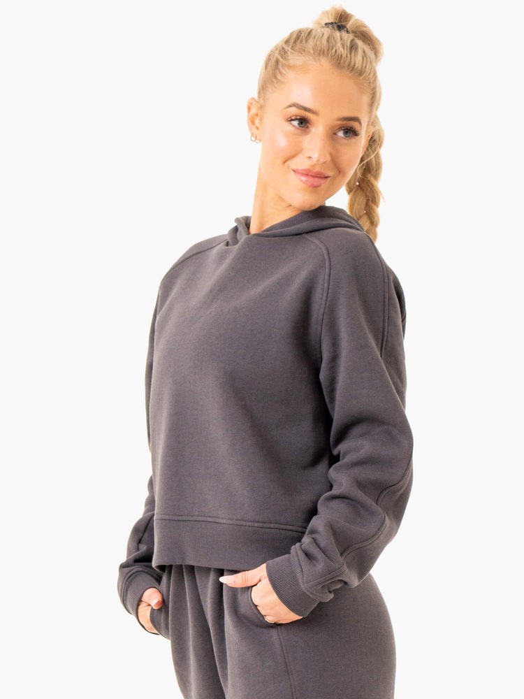 Ryderwear Sideline Hoodie Charcoal | WCGH-14039