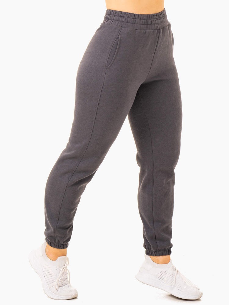 Ryderwear Sideline Track Pants Charcoal | QSPG-86790