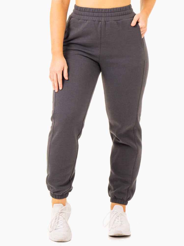 Ryderwear Sideline Track Pants Charcoal | QSPG-86790