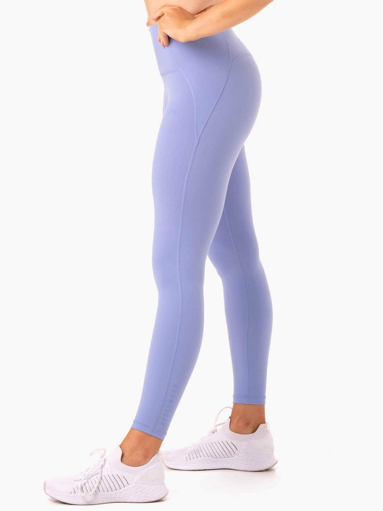 Ryderwear Sola High Waisted Leggings Fialové | VADN-12893