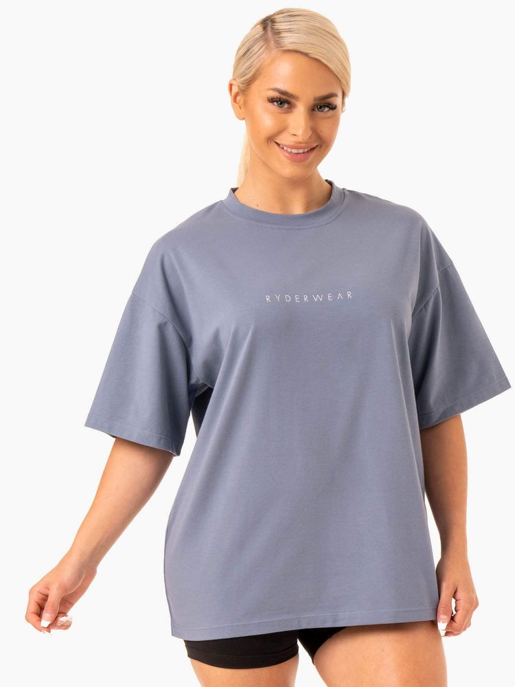 Ryderwear Staples Oversized Tee Šedé | VMYO-75234