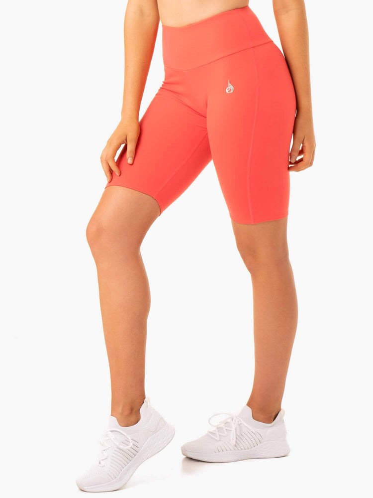 Ryderwear Staples Scrunch Bum Bike Shorts Koralove | NEVM-62078