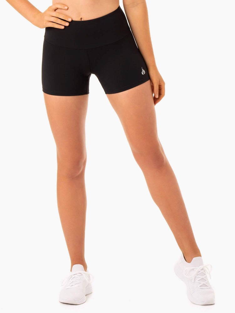 Ryderwear Staples Scrunch Bum Booty Shorts Černé | GNRU-92608