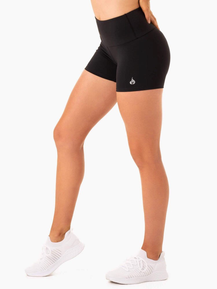 Ryderwear Staples Scrunch Bum Booty Shorts Černé | GNRU-92608