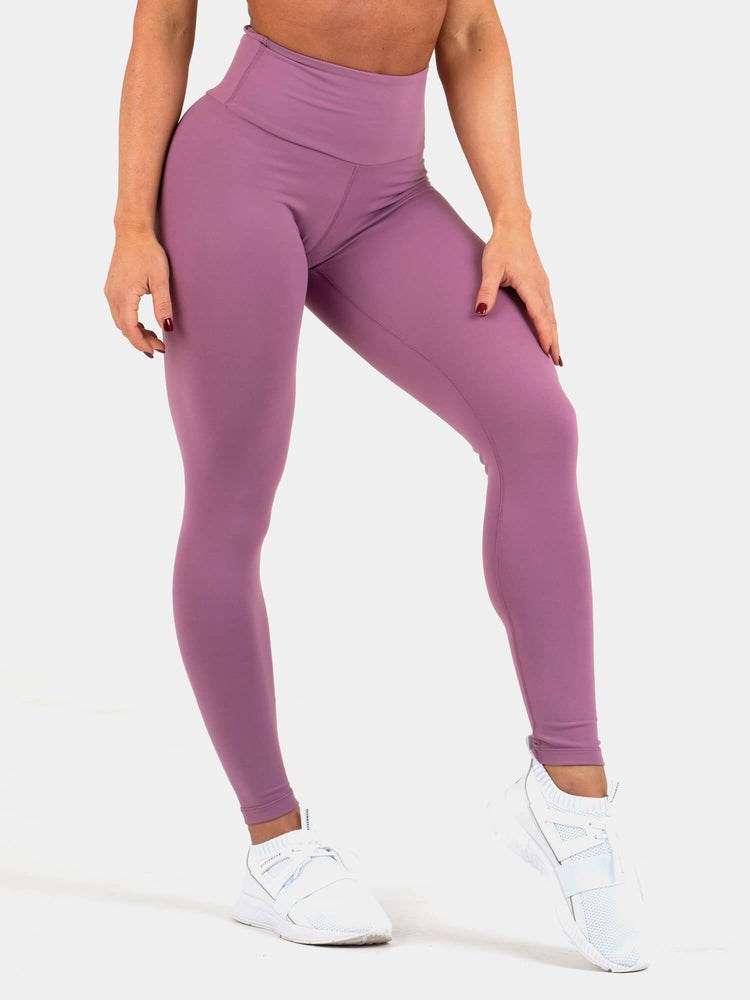 Ryderwear Staples Scrunch Bum Leggings Fialové | HSBZ-16493