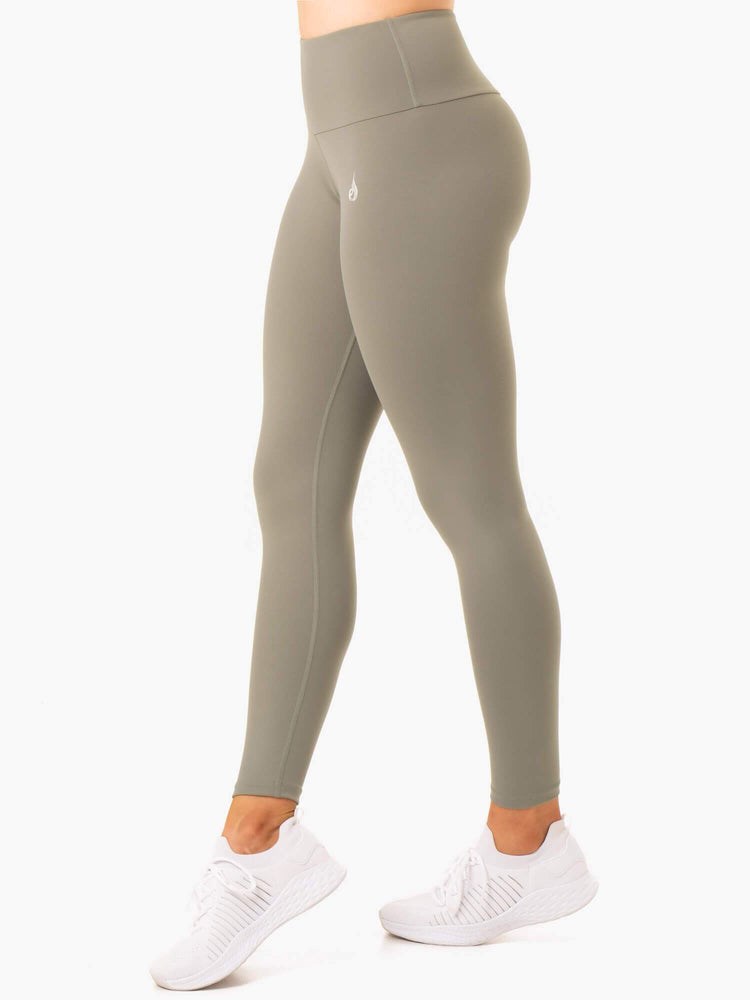 Ryderwear Staples Scrunch Bum Leggings Hnědožlutý | GEIR-37125