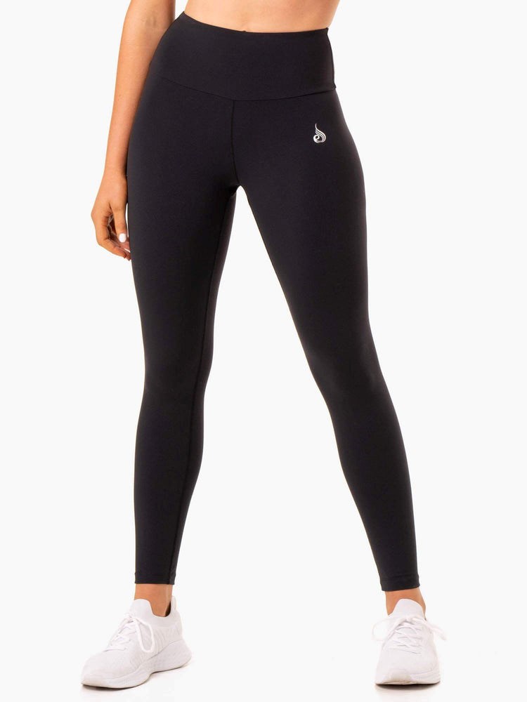 Ryderwear Staples Scrunch Bum Leggings Černé | AURK-51794