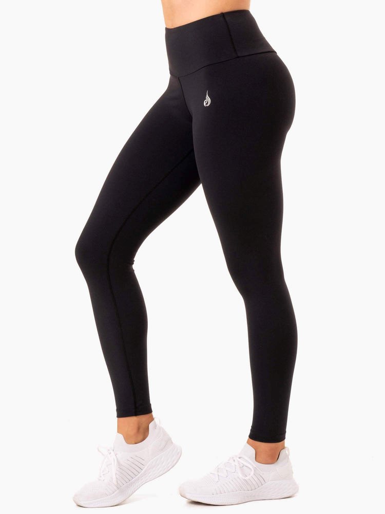 Ryderwear Staples Scrunch Bum Leggings Černé | AURK-51794