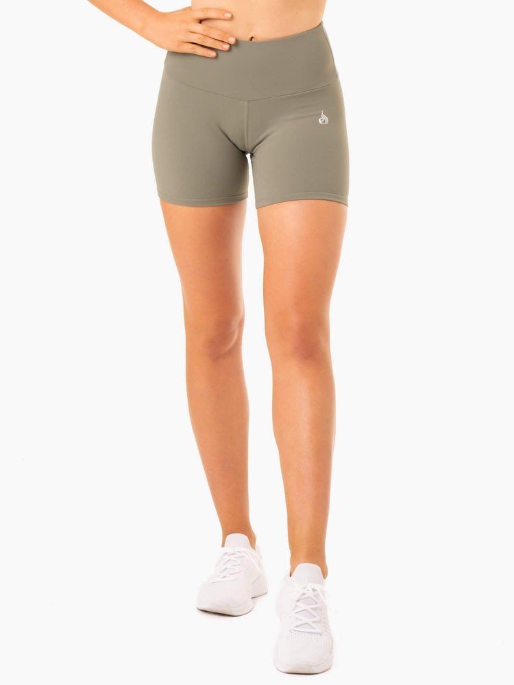 Ryderwear Staples Scrunch Bum Mid Length Shorts Hnědožlutý | CMAU-81479