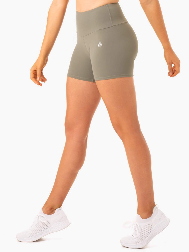 Ryderwear Staples Scrunch Bum Mid Length Shorts Hnědožlutý | CMAU-81479