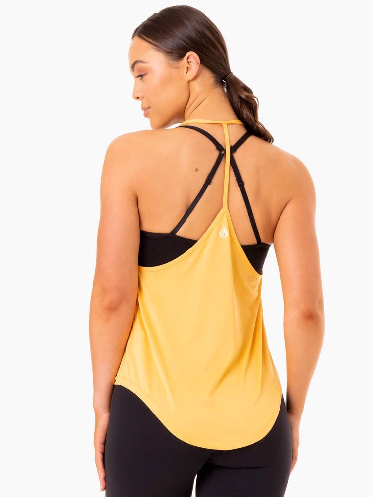 Ryderwear Staples Slinky T-Back Mango | LBSI-95143