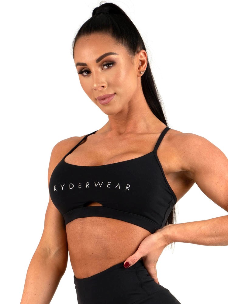 Ryderwear Staples Sports Bra Černé | YEBL-49802