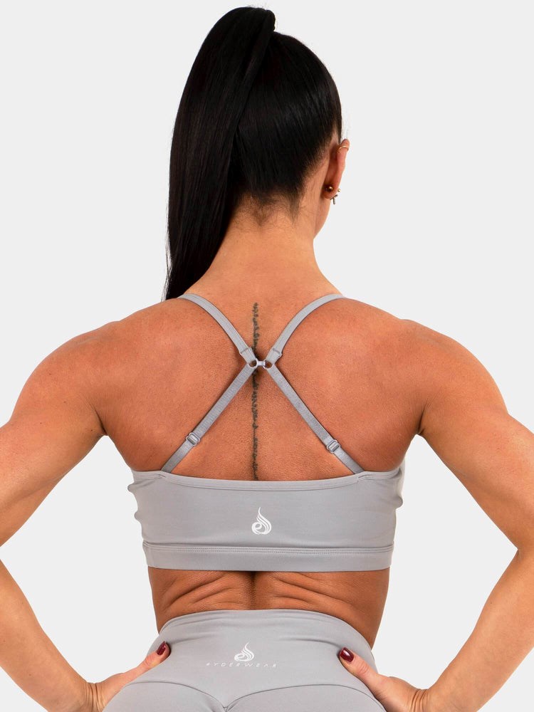 Ryderwear Staples Sports Bra Šedé | SZYA-25179