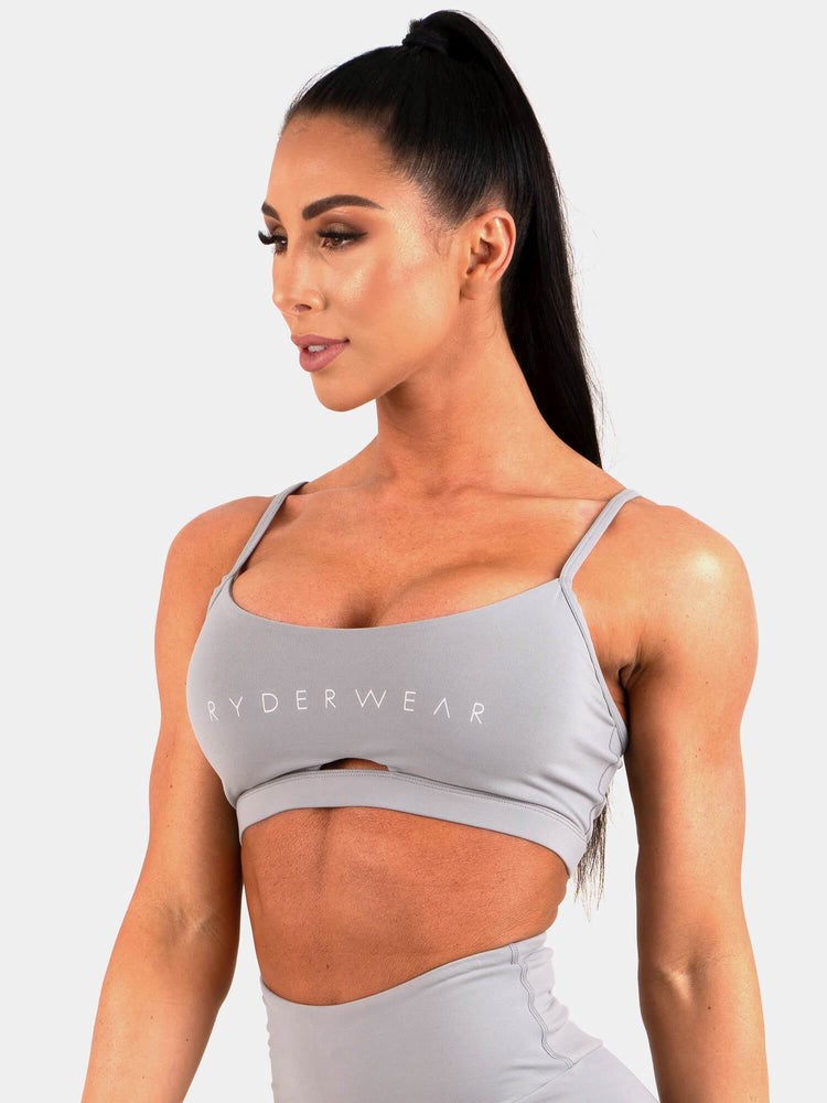 Ryderwear Staples Sports Bra Šedé | SZYA-25179