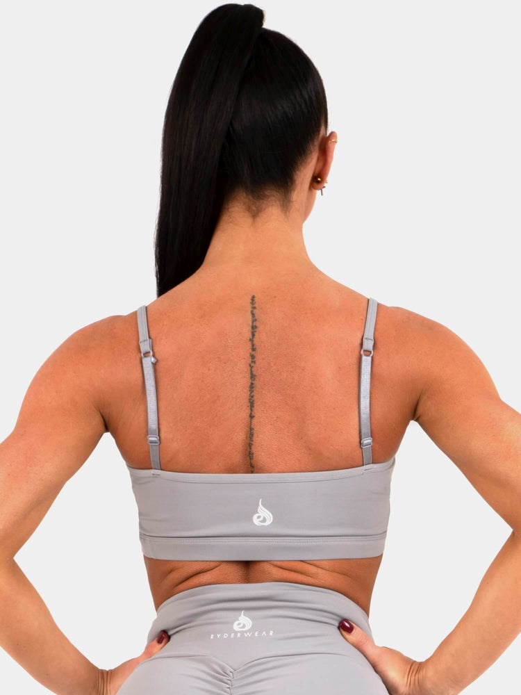 Ryderwear Staples Sports Bra Šedé | SZYA-25179