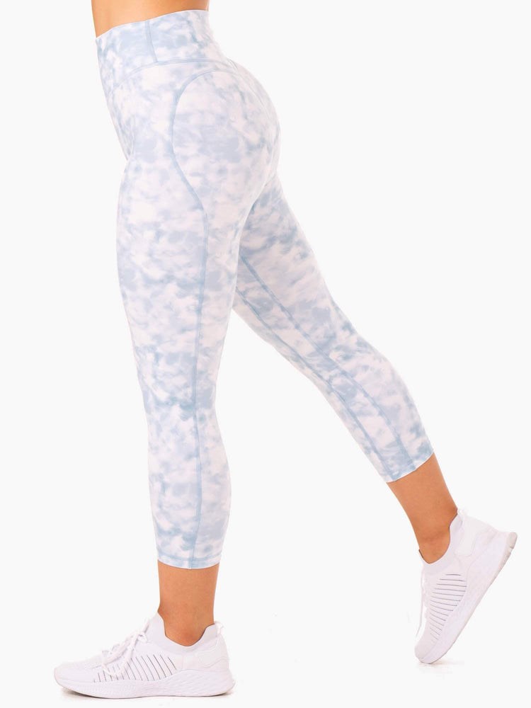 Ryderwear Tie Dye 7/8 Leggings Blankyt | WZQP-63804