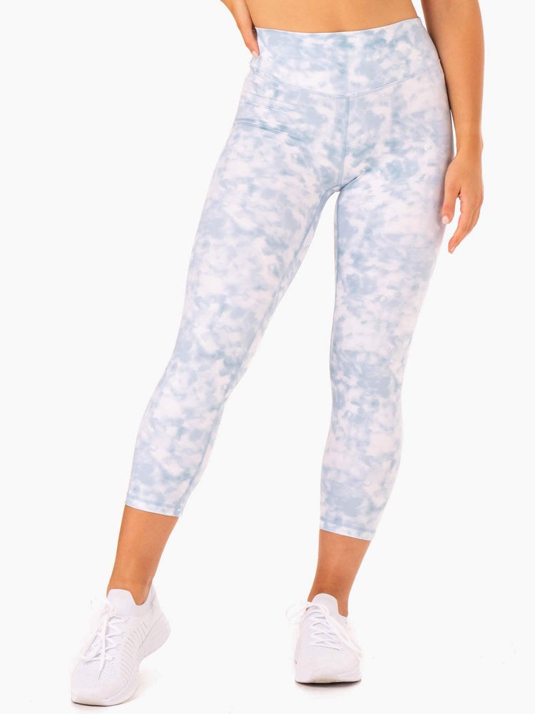 Ryderwear Tie Dye 7/8 Leggings Blankyt | WZQP-63804