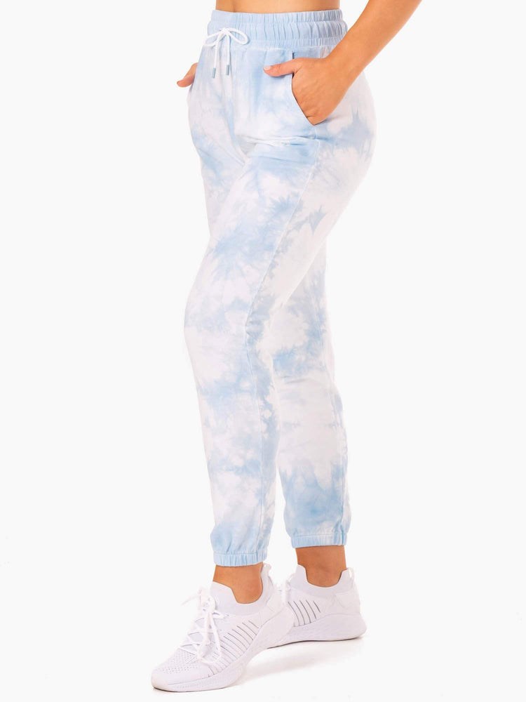 Ryderwear Tie Dye High Waisted Track Pants Blankyt | NEDT-78925