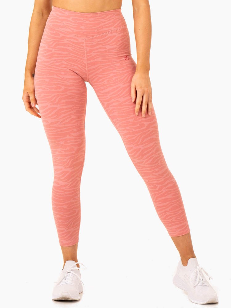 Ryderwear Transform High Waisted Leggings Růžové | FYEC-87120