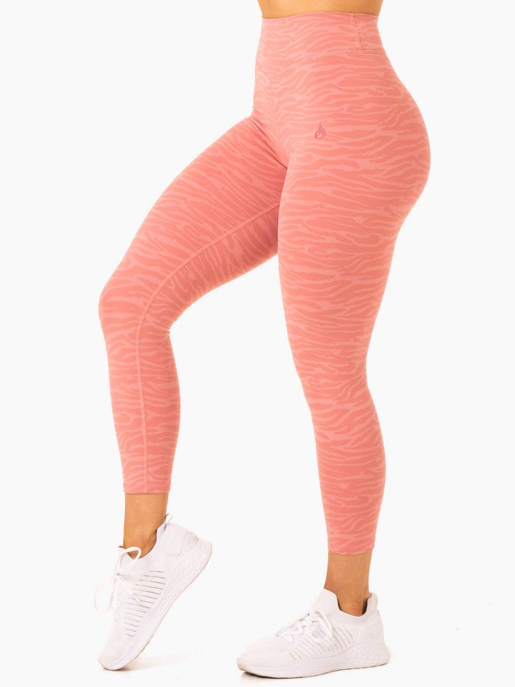 Ryderwear Transform High Waisted Leggings Růžové | FYEC-87120