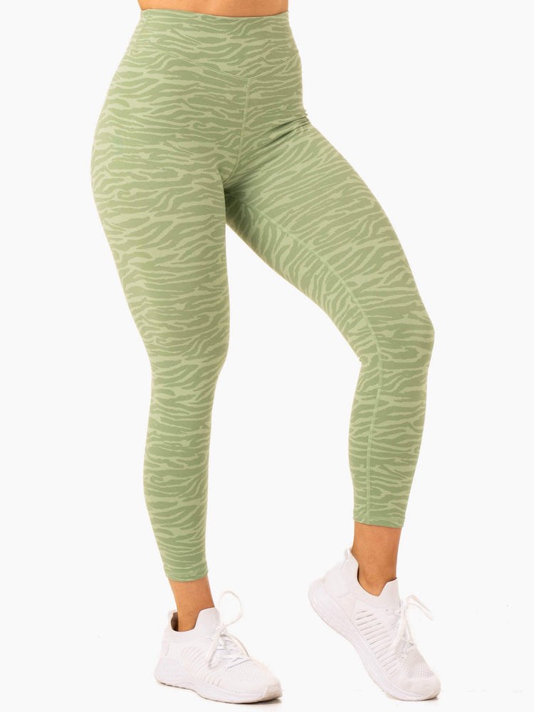 Ryderwear Transform High Waisted Leggings Zelene | LDJH-12473