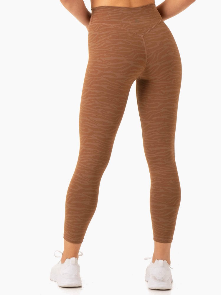 Ryderwear Transform High Waisted Leggings Čokolády | QPUX-76419