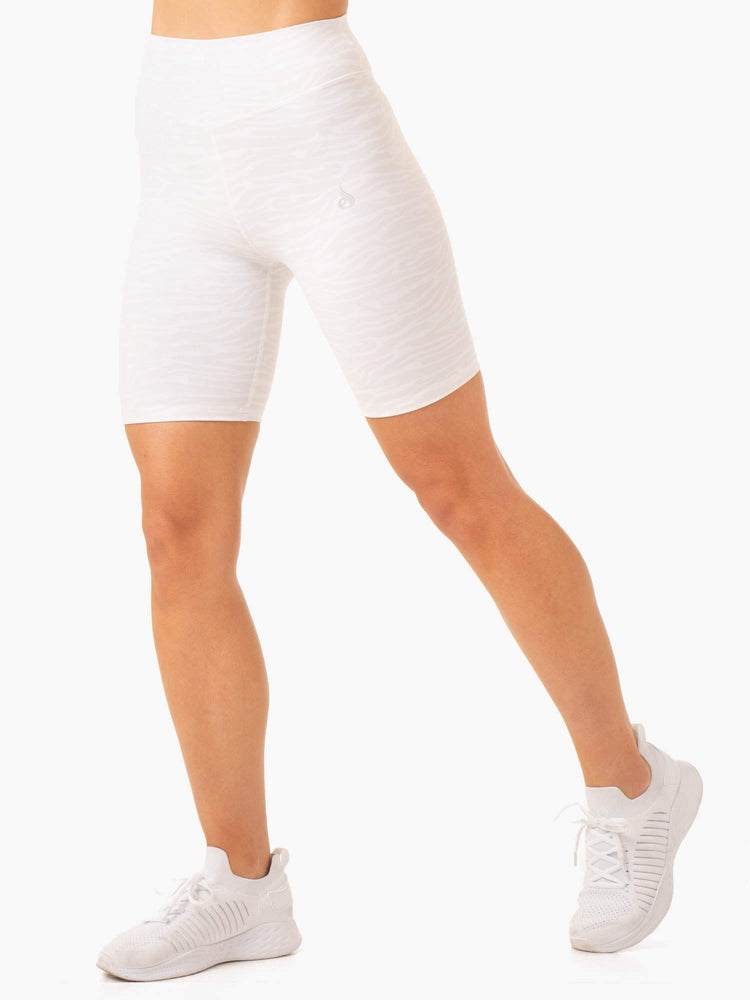 Ryderwear Transform Mid Length Shorts Bílé | SLKU-87132