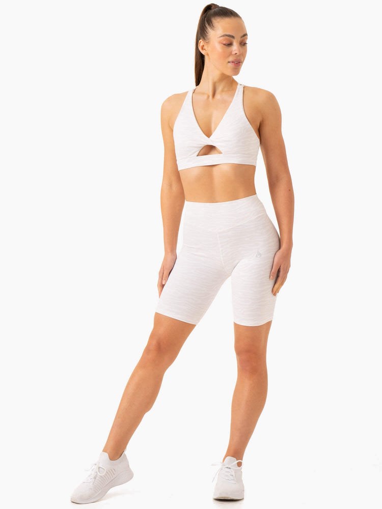 Ryderwear Transform Mid Length Shorts Bílé | SLKU-87132