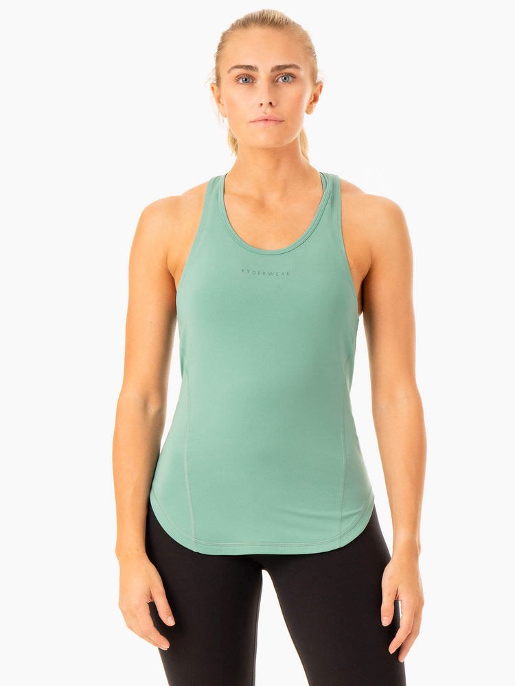 Ryderwear Transform Tréninková Tank Zelene | JAEV-15279