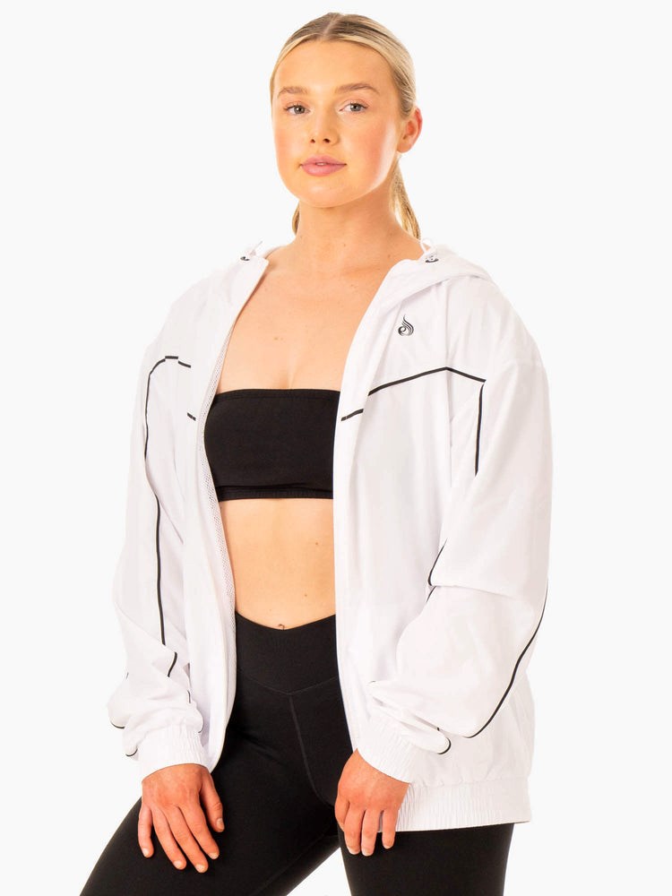 Ryderwear Ultimate Windbreaker Bílé | DUER-36824