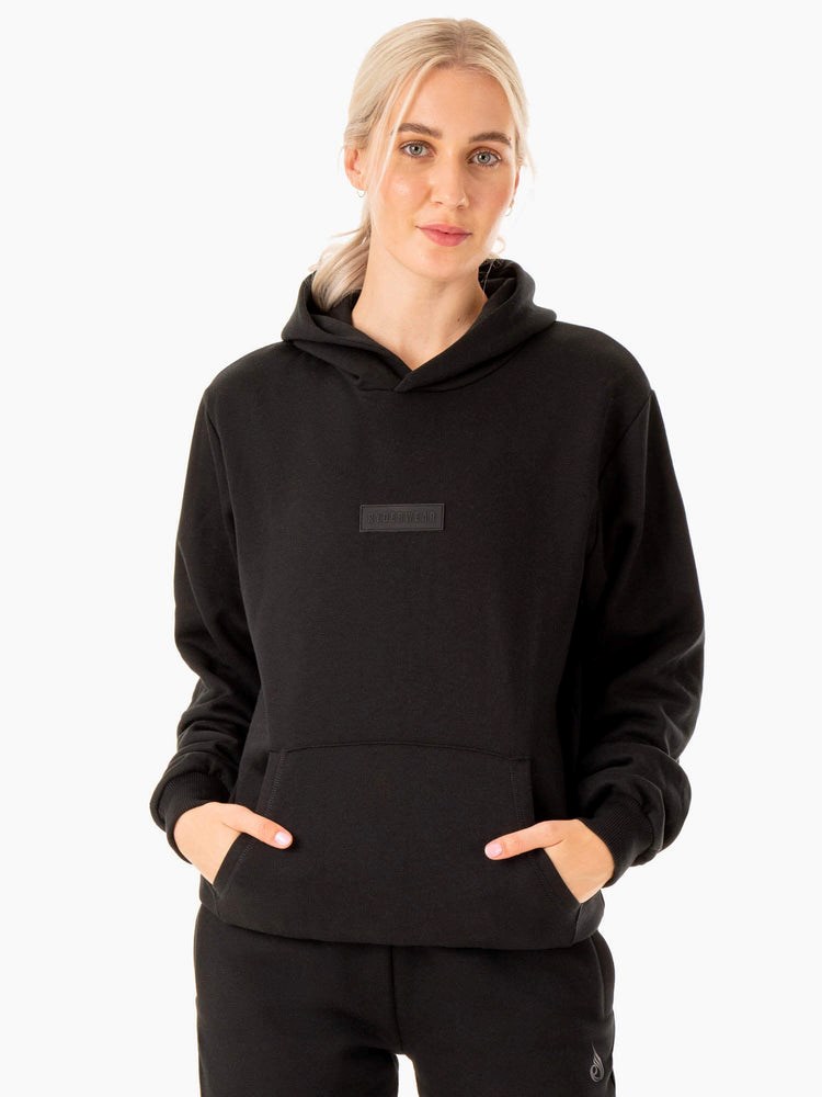 Ryderwear Unisex Pullover Hoodie Černé | FHZR-02357