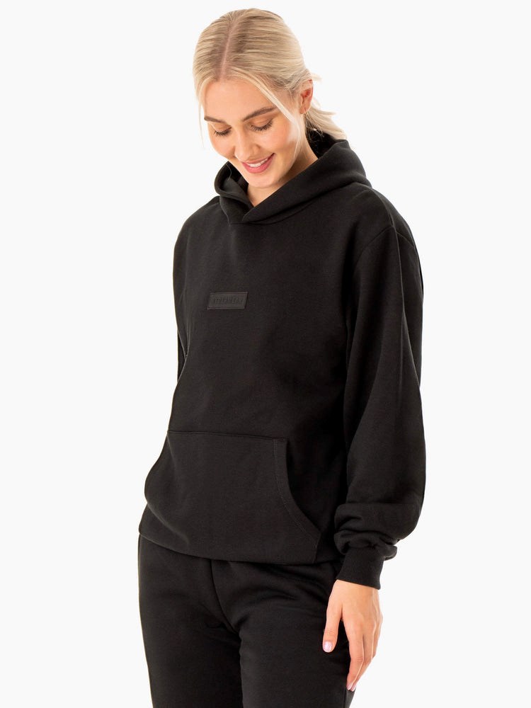 Ryderwear Unisex Pullover Hoodie Černé | GKYO-63951