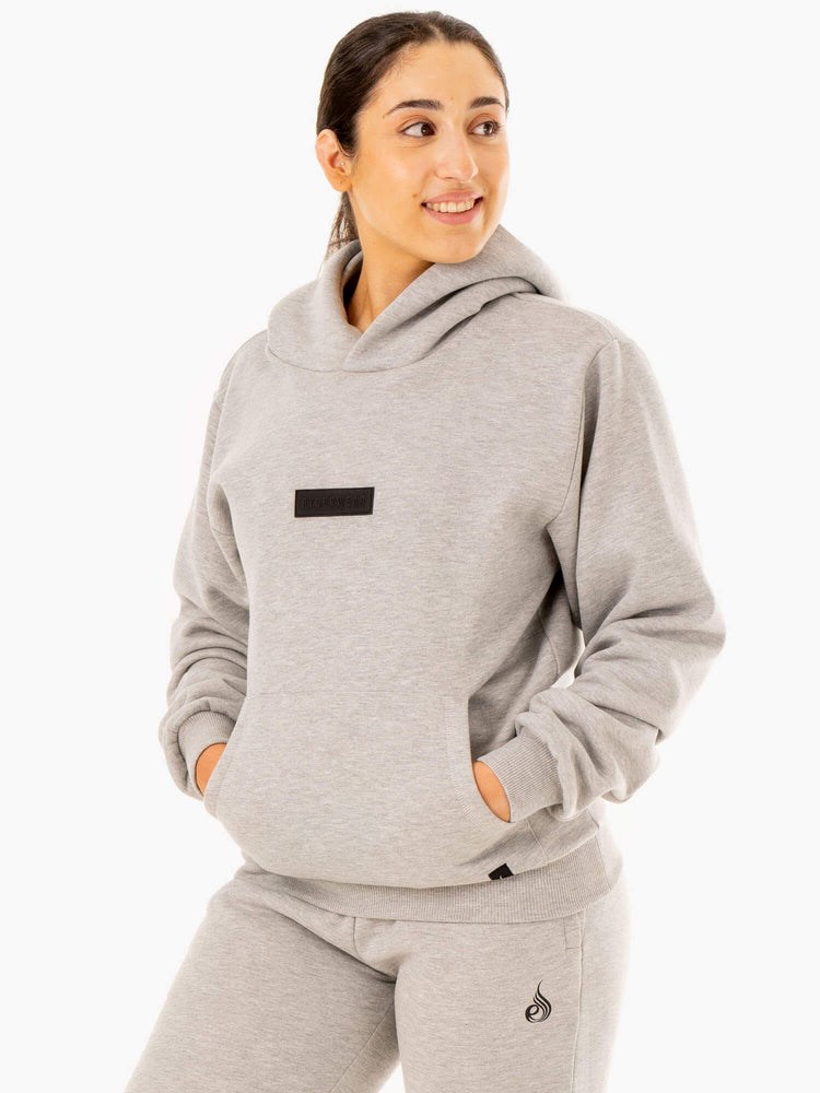 Ryderwear Unisex Pullover Hoodie Šedé | LDMO-87419