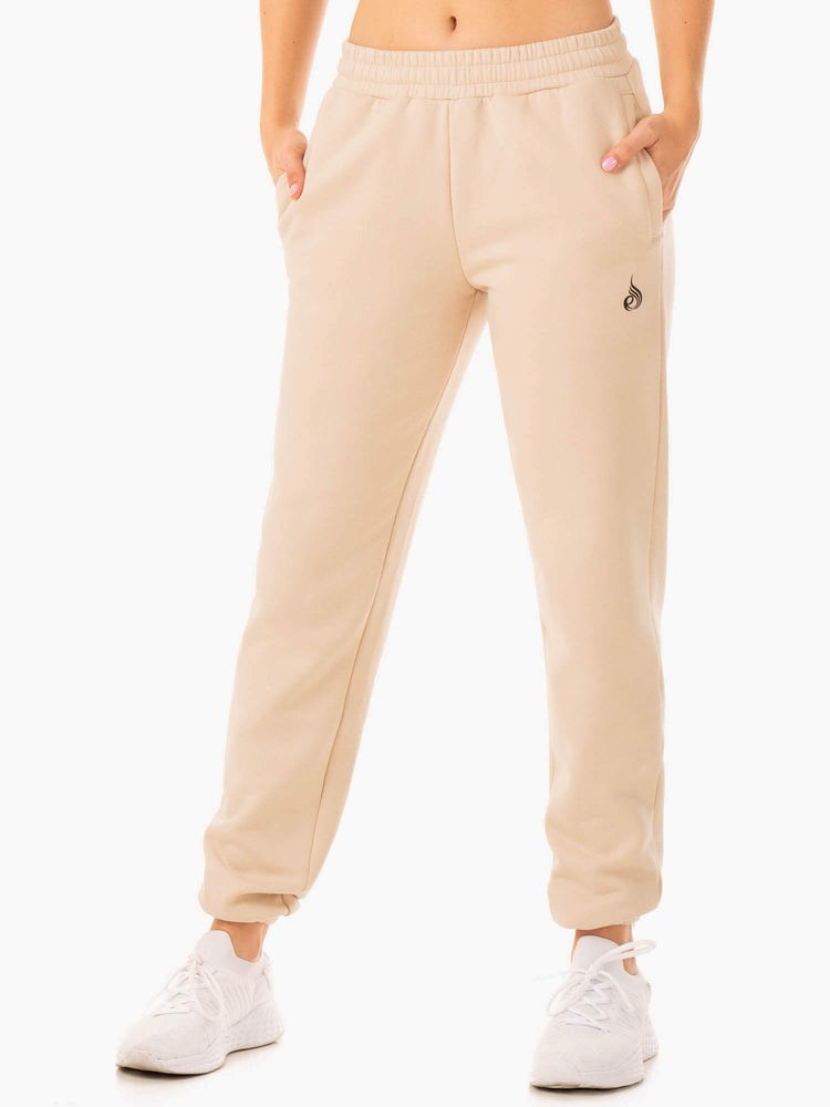 Ryderwear Unisex Track Pants Sand | EYSK-80273