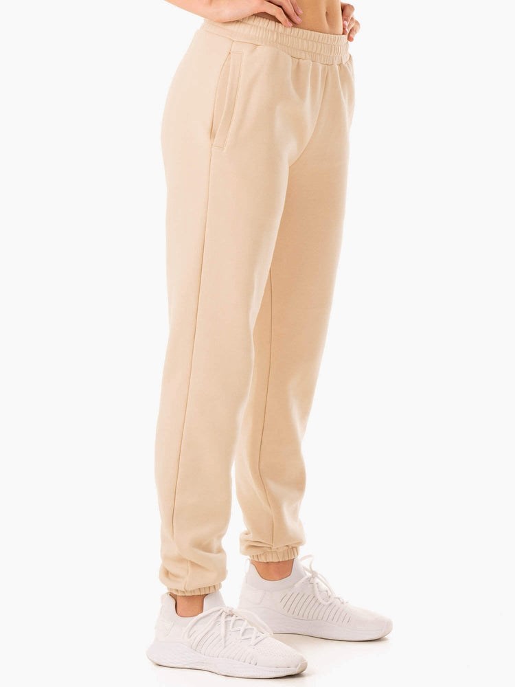 Ryderwear Unisex Track Pants Sand | EYSK-80273