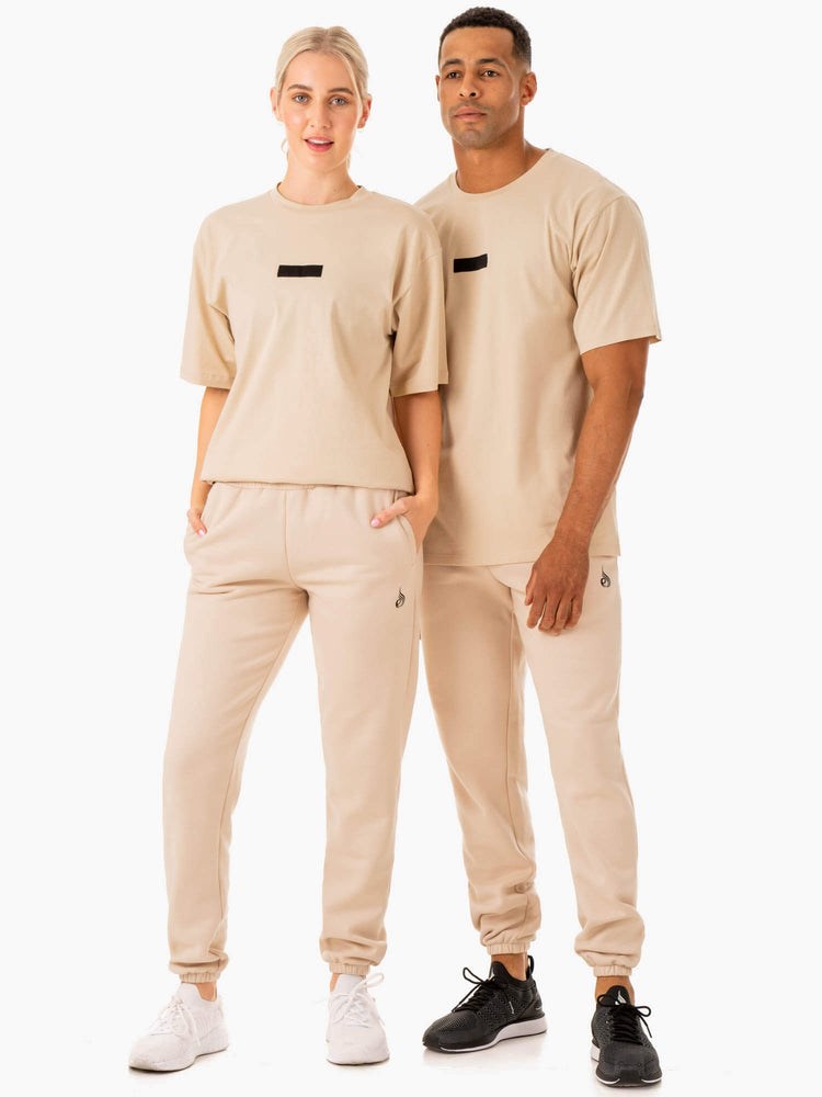 Ryderwear Unisex Track Pants Sand | LOPQ-83025