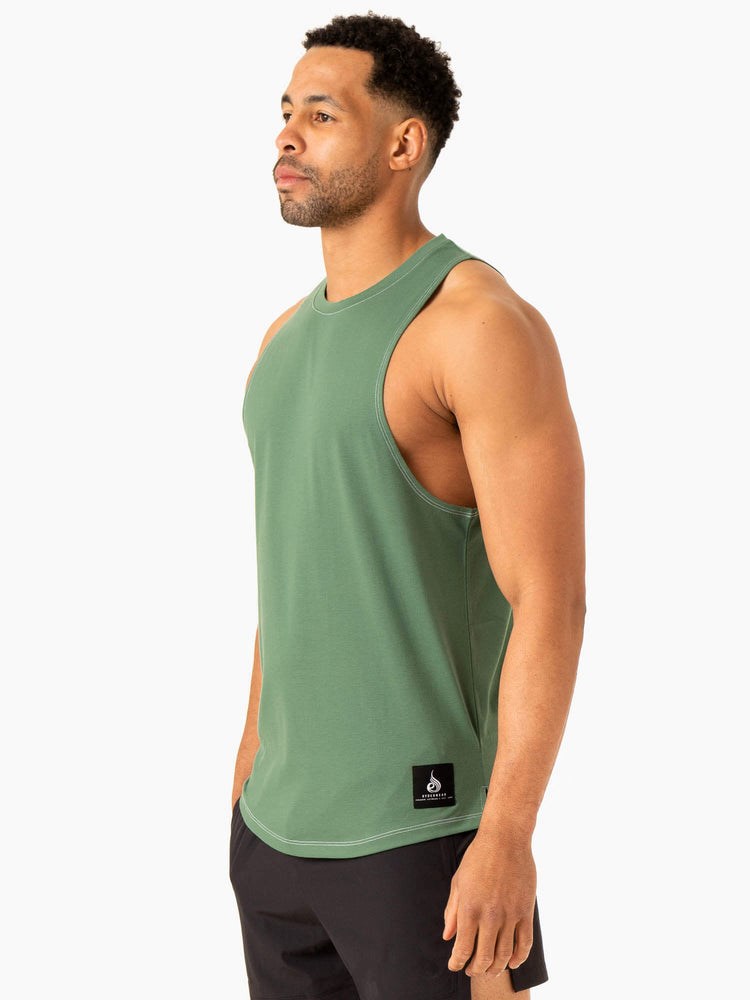 Ryderwear Vital Baller Tank Zelene | NCKH-56930