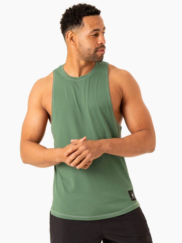 Ryderwear Vital Baller Tank Zelene | NCKH-56930