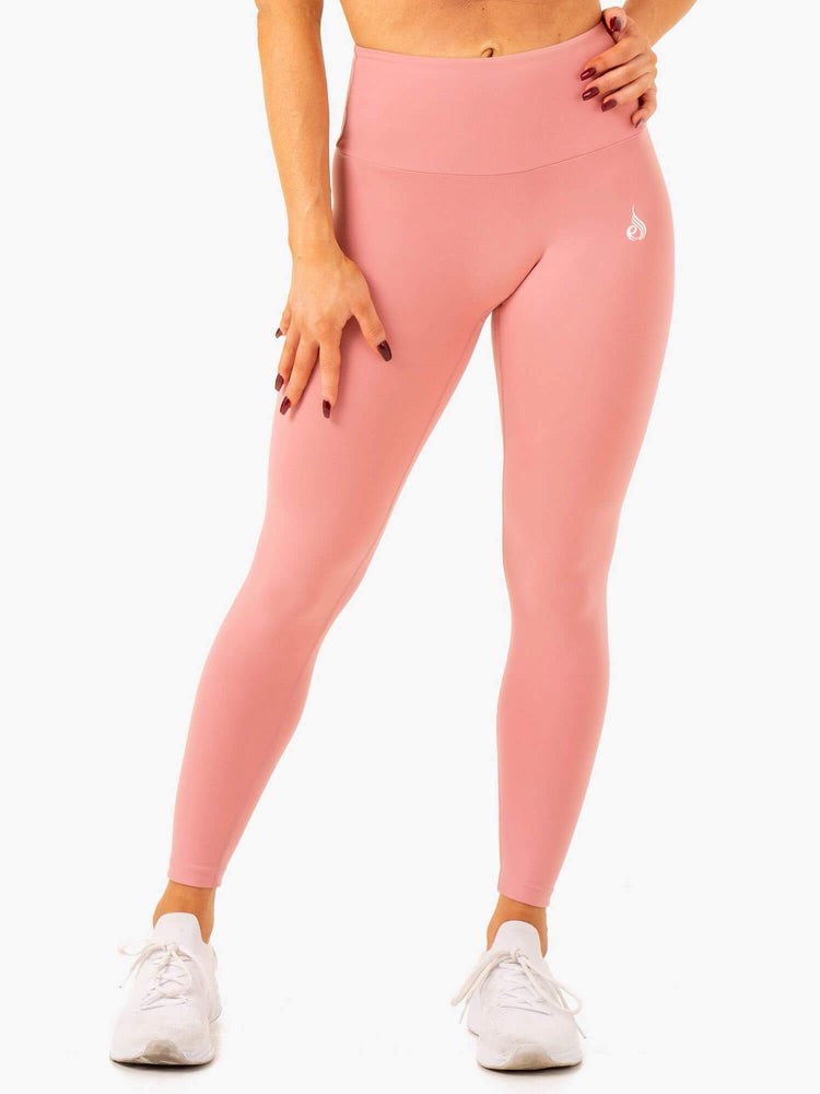 Ryderwear Vital High Waisted Scrunch Leggings Růžové | BSKP-14357