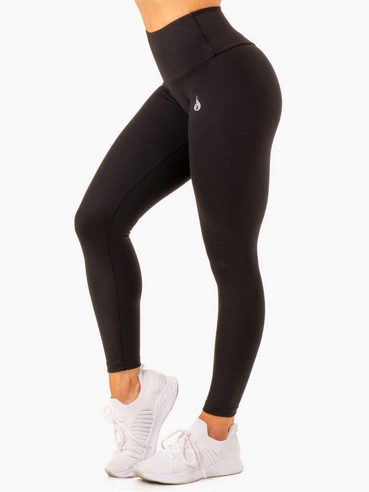 Ryderwear Vital High Waisted Scrunch Leggings Černé | QVHR-60124