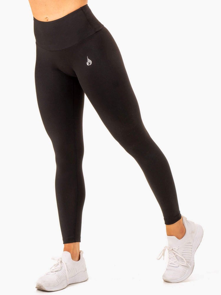 Ryderwear Vital High Waisted Scrunch Leggings Černé | QVHR-60124