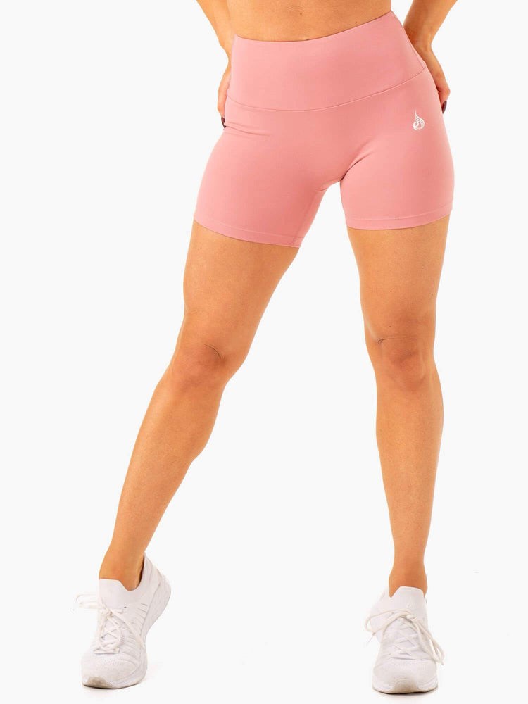 Ryderwear Vital Mid Length Scrunch Shorts Růžové | FXAD-72851